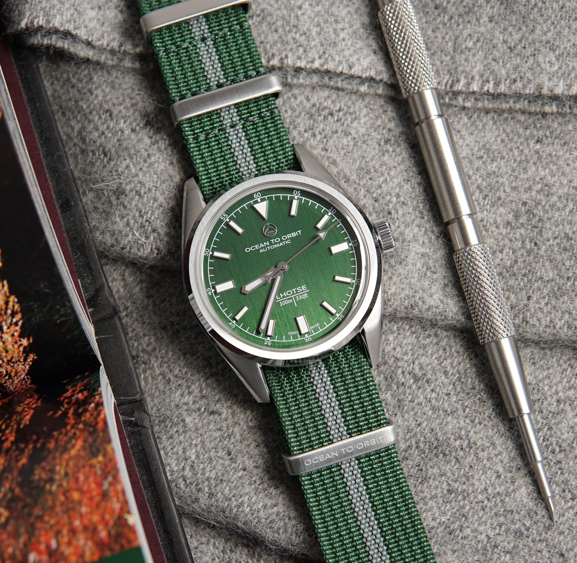 MISSION GREEN 38.5mm. Adventure Strap thumbnail 4