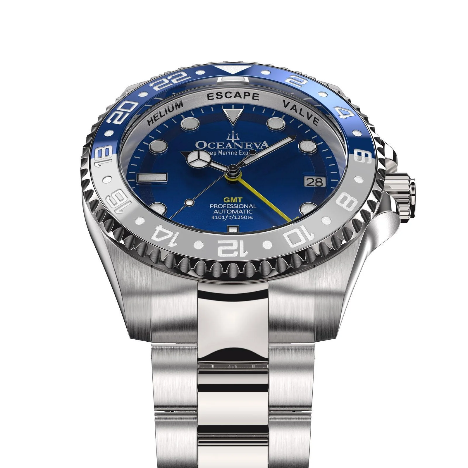 Oceaneva Automatic GMT Watch - Deep Marine Explorer Diver Watch thumbnail 3