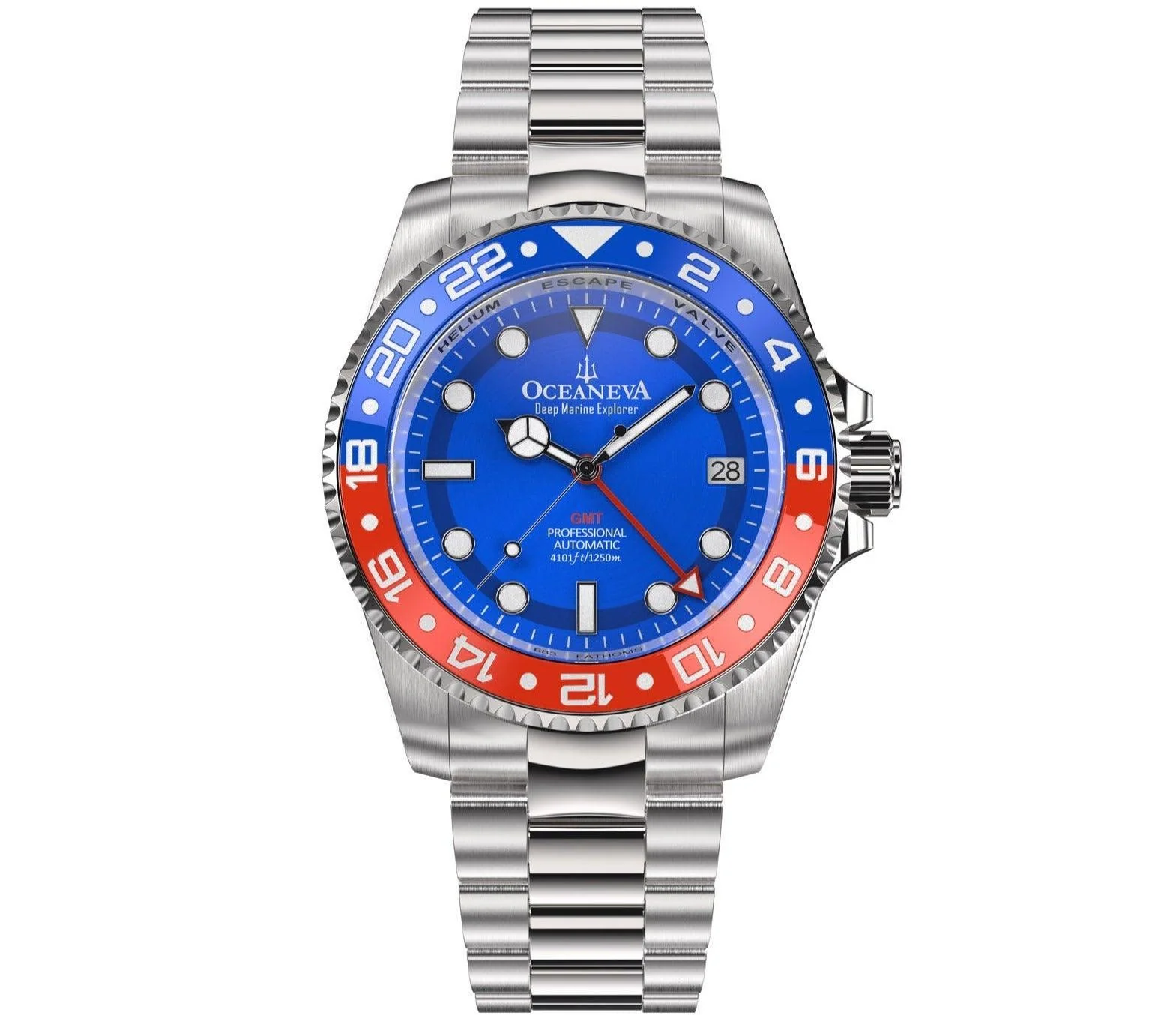 Oceaneva™ Deep Marine Explorer GMT Automatic 1250M Men's Watch thumbnail 2
