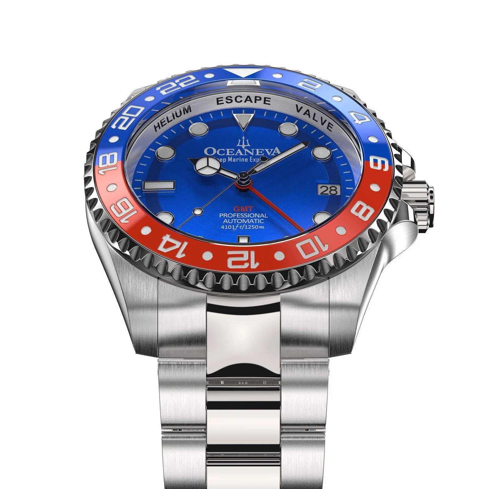 Oceaneva™ Deep Marine Explorer GMT Automatic 1250M Men's Watch thumbnail 3