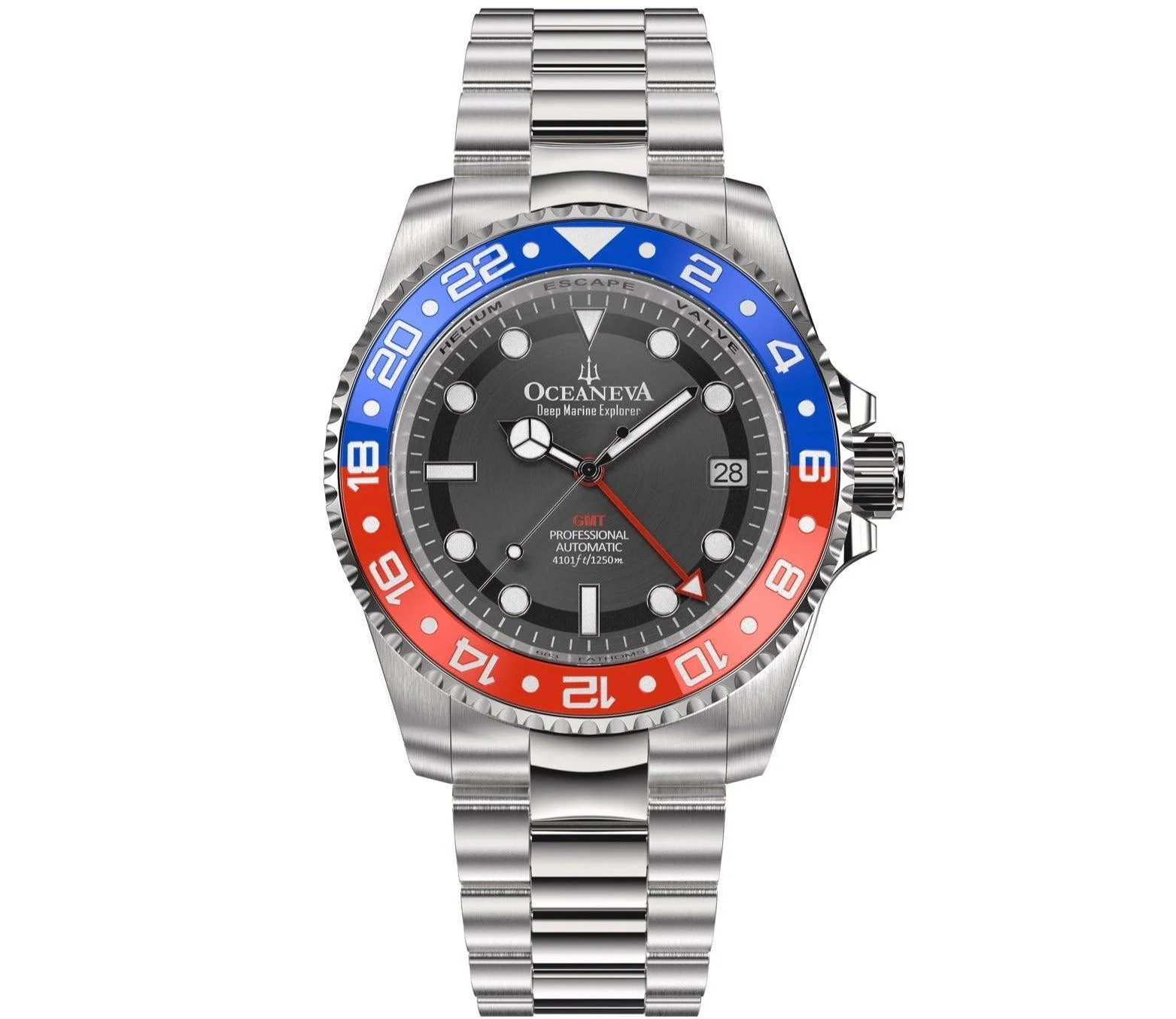 Oceaneva Automatic GMT Watch - Deep Marine Explorer - GMT Watch thumbnail 2