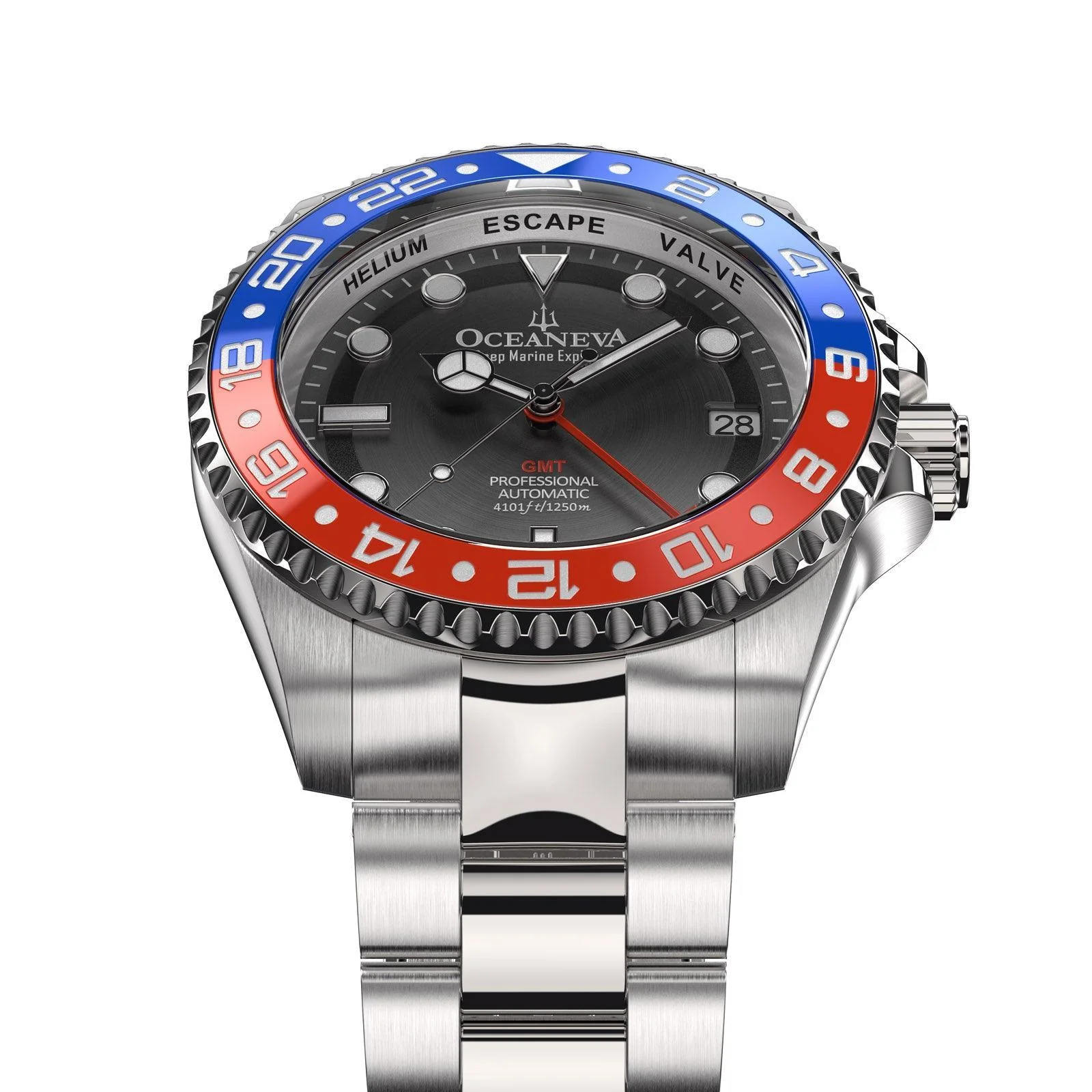 Oceaneva Automatic GMT Watch - Deep Marine Explorer - GMT Watch thumbnail 3