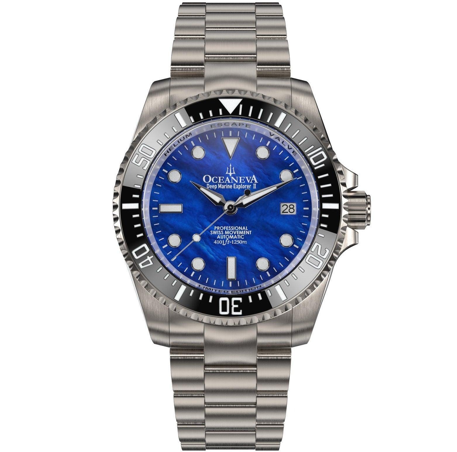 Oceaneva Deep Marine Explorer II Titanium Limited Edition 1250M selected view