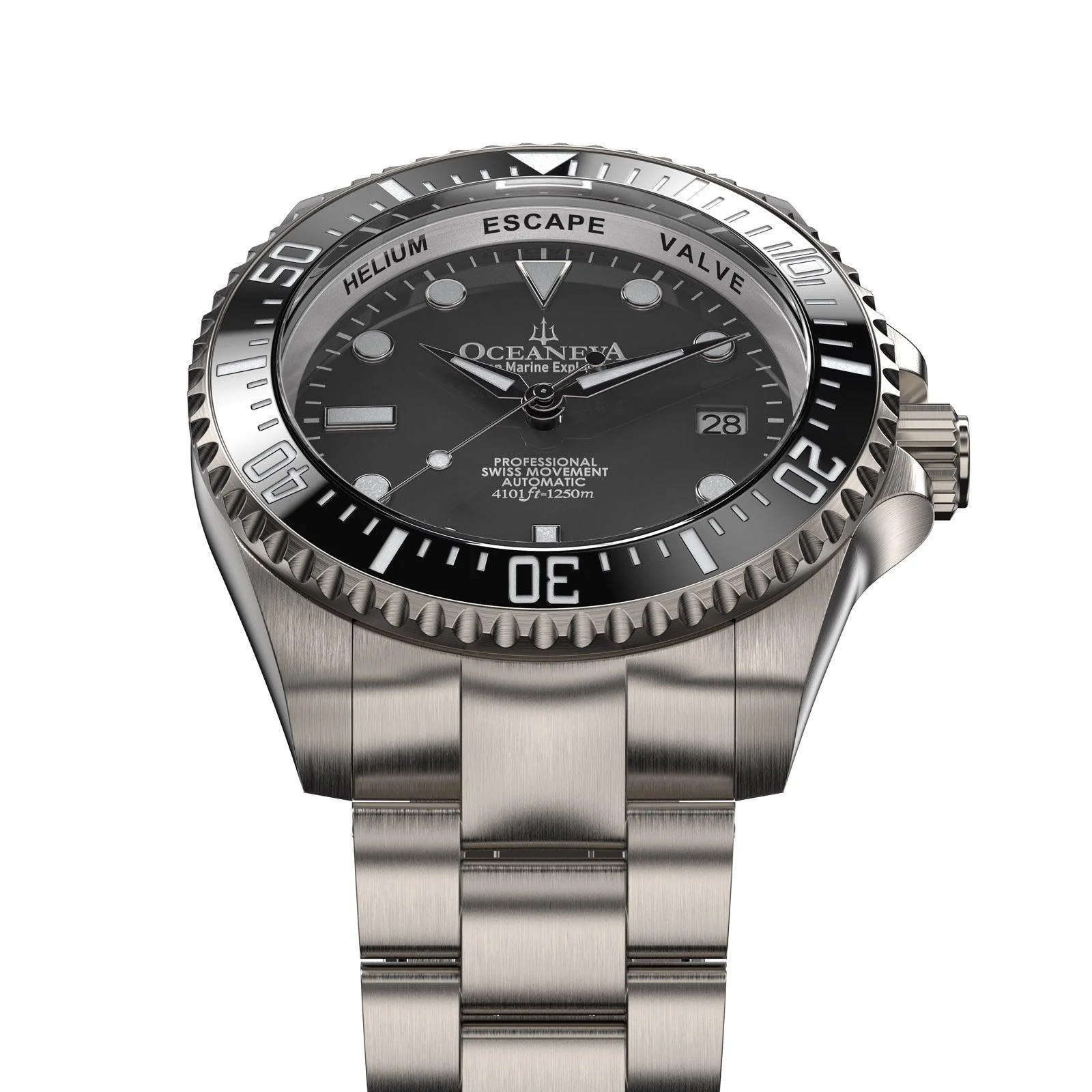 Oceaneva Deep Marine Explorer II Pro Diver Titanium Limited Edition 1250m thumbnail 2