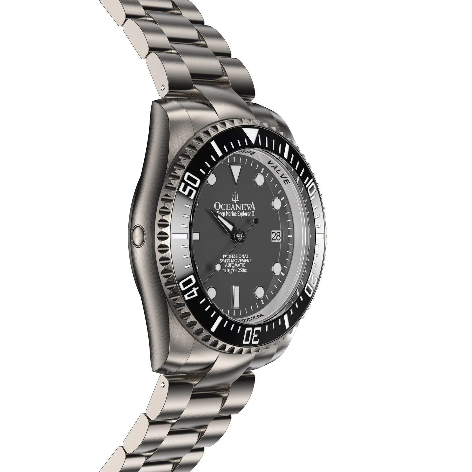 Oceaneva Deep Marine Explorer II Pro Diver Titanium Limited Edition 1250m thumbnail 3