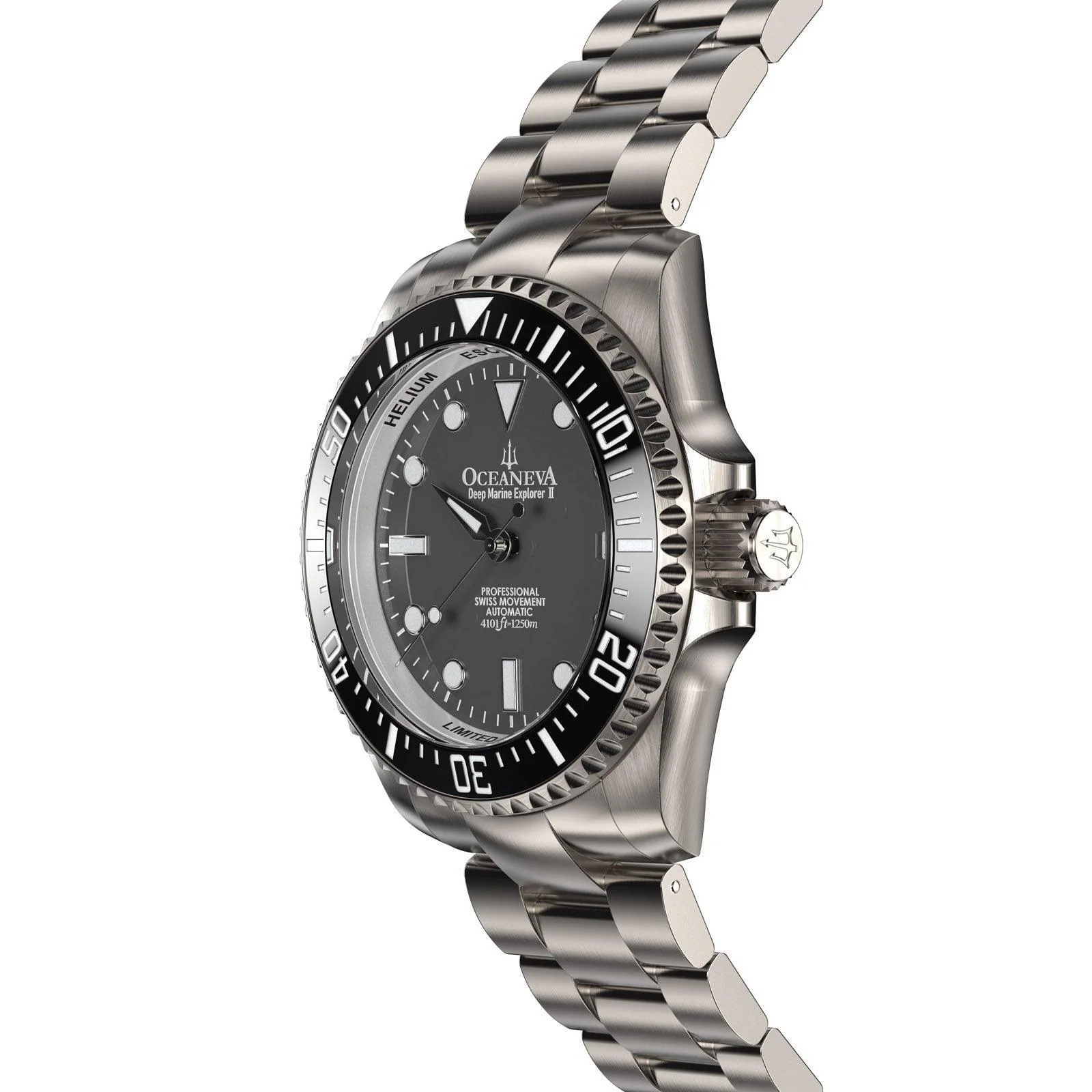 Oceaneva Deep Marine Explorer II Pro Diver Titanium Limited Edition 1250m thumbnail 4