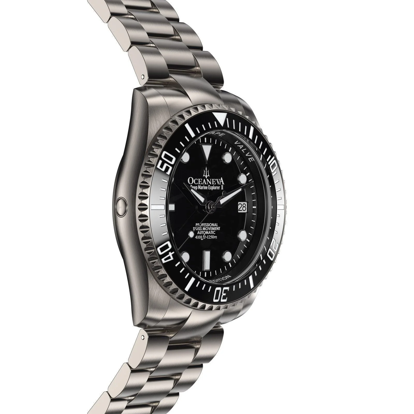 Oceaneva Deep Marine Explorer II - Pro Diver Titanium Limited Edition 1250m thumbnail 3