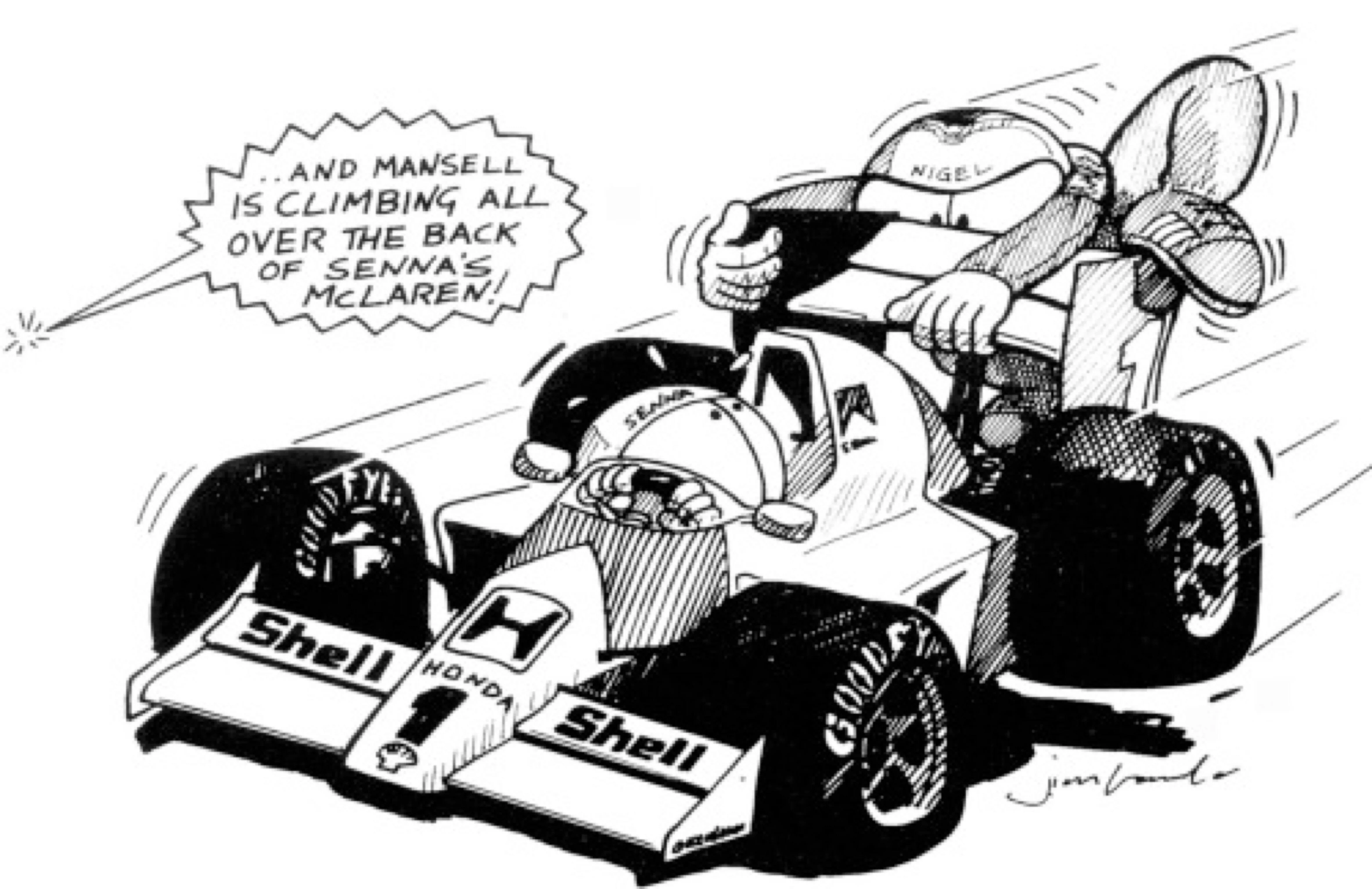 Jim Bamber #2 Senna Mansell thumbnail 2