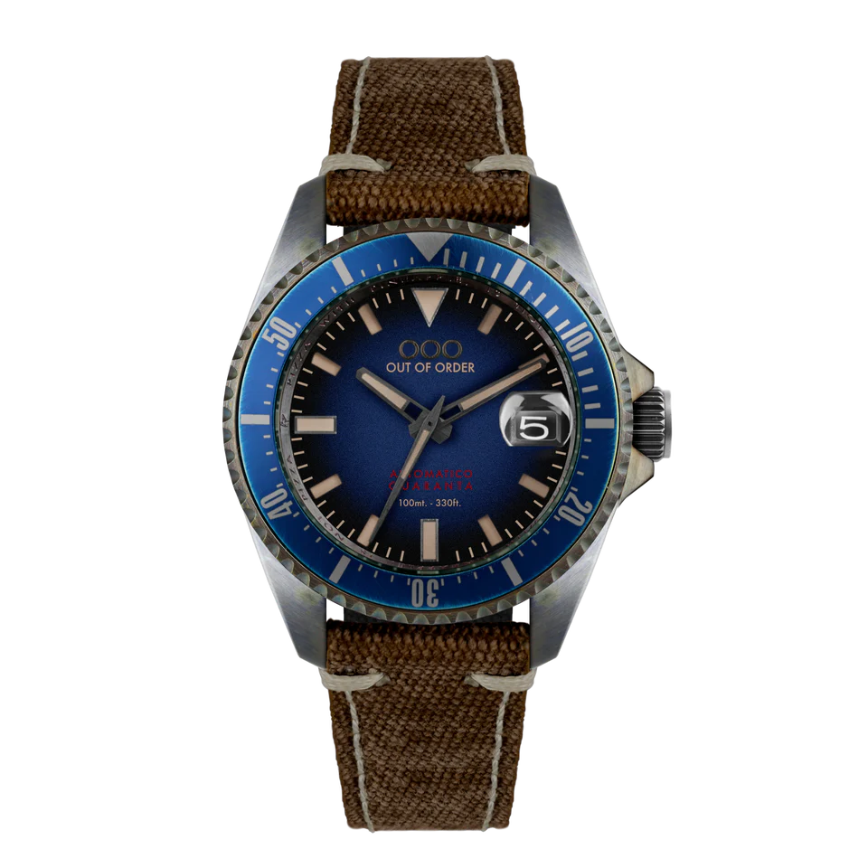 BLUE AUTOMATICO QUARANTA CANVAS thumbnail 2
