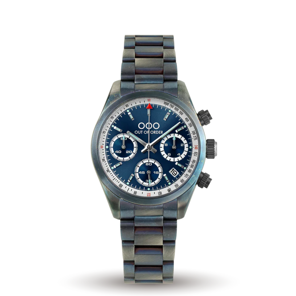 BLUE SPORTY CRONOGRAFO - STAINLESS STEEL thumbnail 2