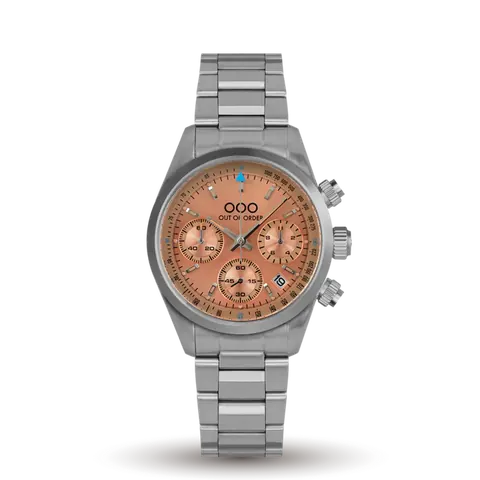 PEACH SPORTY CRONOGRAFO - STAINLESS STEEL ULTRA BRUSHED