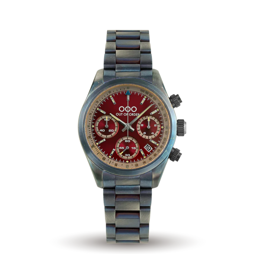 RED SPORTY CRONOGRAFO - STAINLESS STEEL thumbnail 2