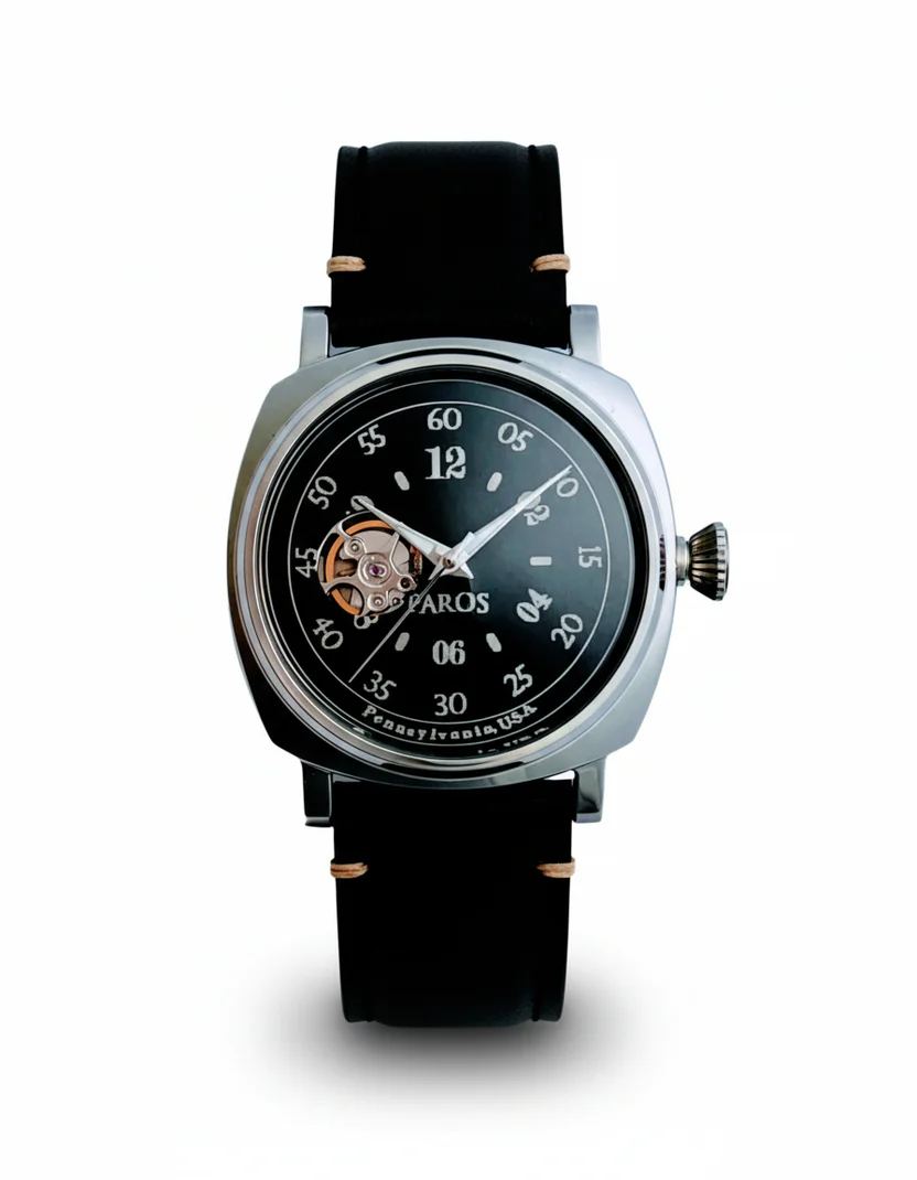 Balans - Open Heart Automatic Watch Black Band thumbnail 2