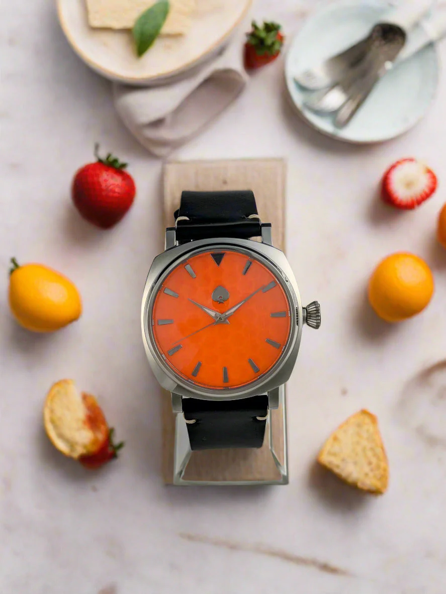 Honeycomb - Automatic Watch Orange Dial thumbnail 3