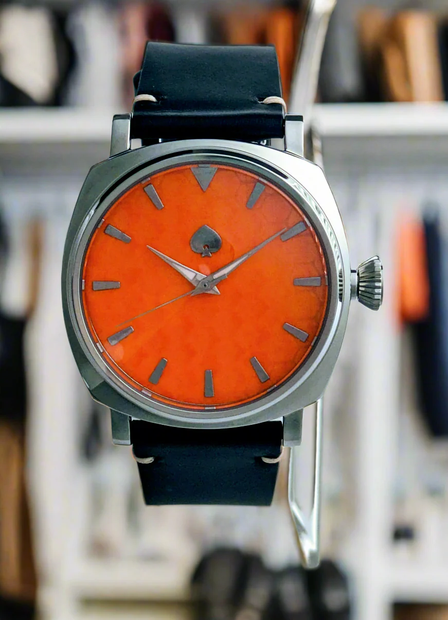 Honeycomb - Automatic Watch Orange Dial thumbnail 4