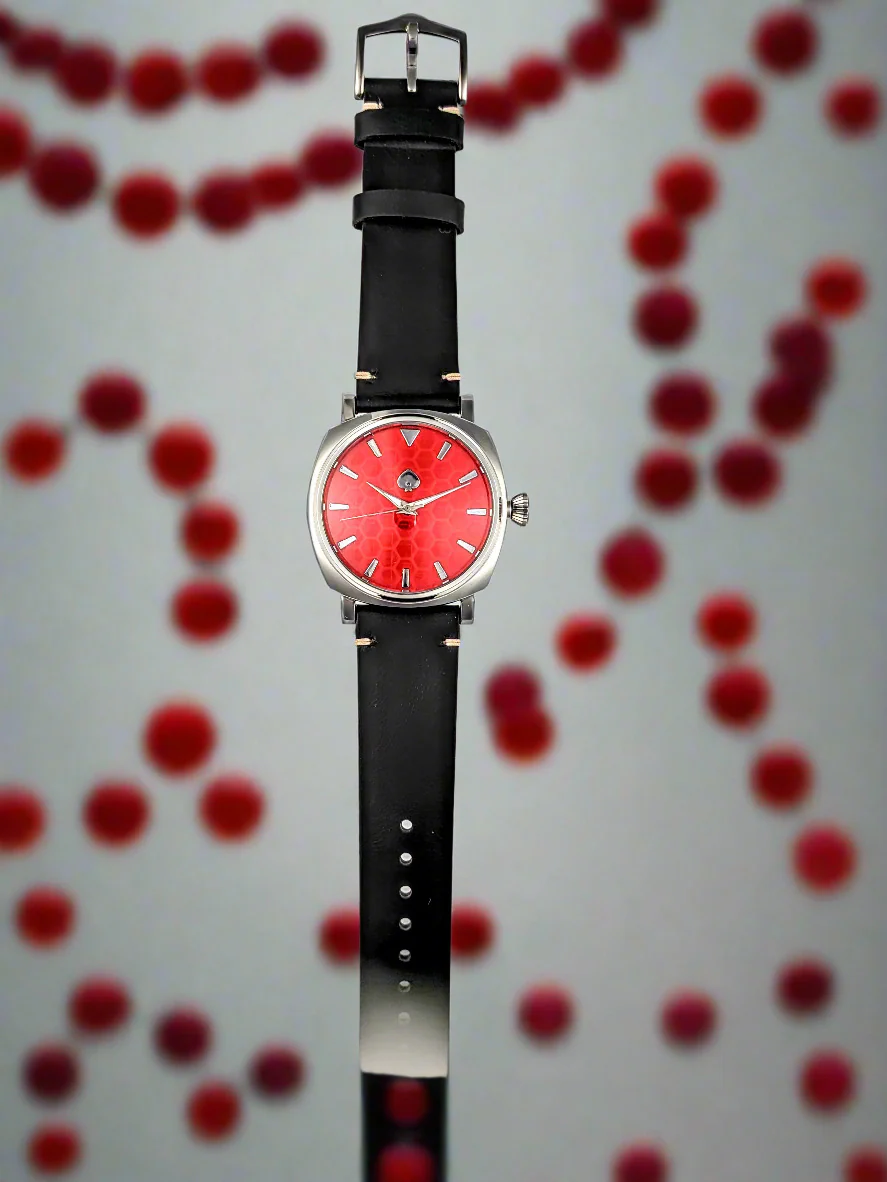 Honeycomb - Automatic Watch Red Dial thumbnail 4