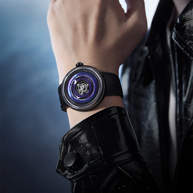 Peacock Black Hole Central Tourbillon Watch– Event Horizon Edition thumbnail 4