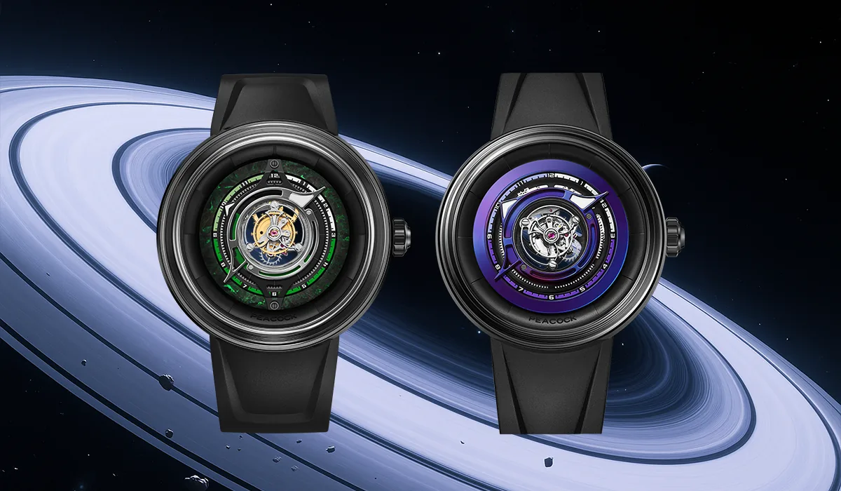 Peacock Black Hole Central Tourbillon selected view