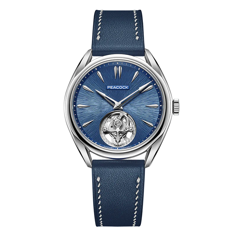 Peacock Divine Craft Hand-Made Micro-Engraved Ultra-Thin Tourbillon Watch [Limited Edition] thumbnail 4