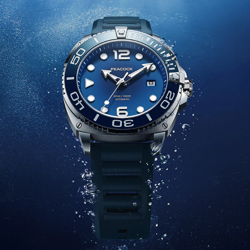 PEACOCK Just Dive Automatic Waterproof Watch thumbnail 2