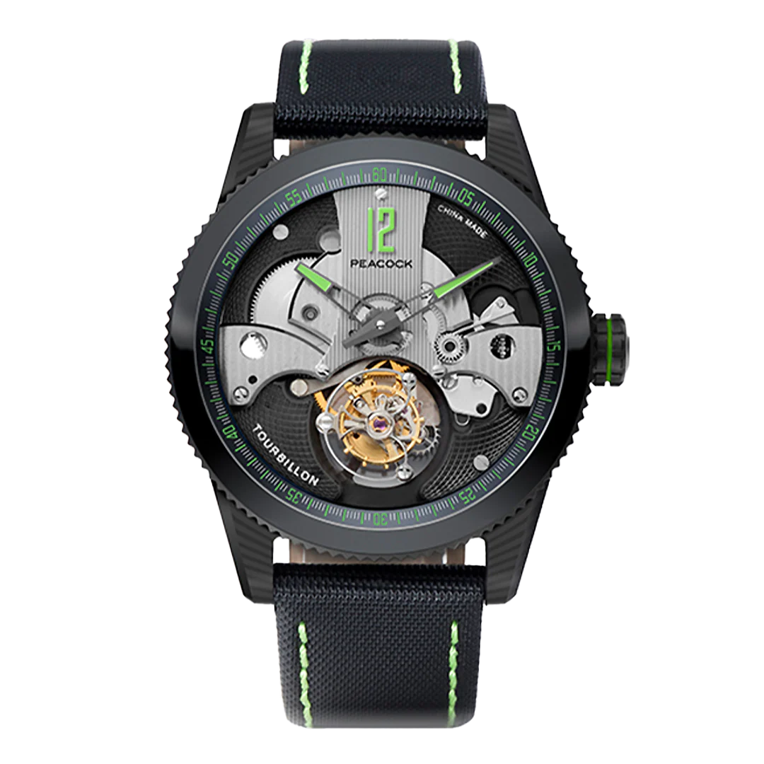 Peacock Pathfinder Carbon Fire Tourbillon Watch thumbnail 2