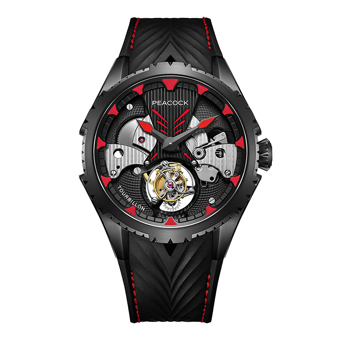 Peacock Plume Warrior Center Axis Tourbillon Watch thumbnail 4