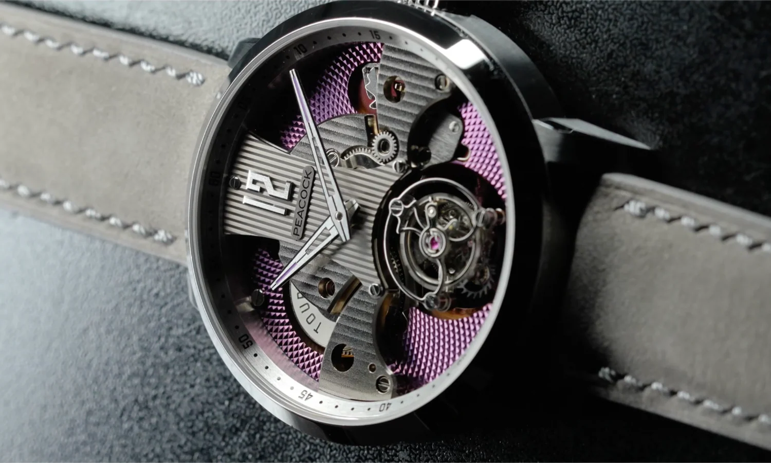 Peacock Voyager Center Axis Tourbillon