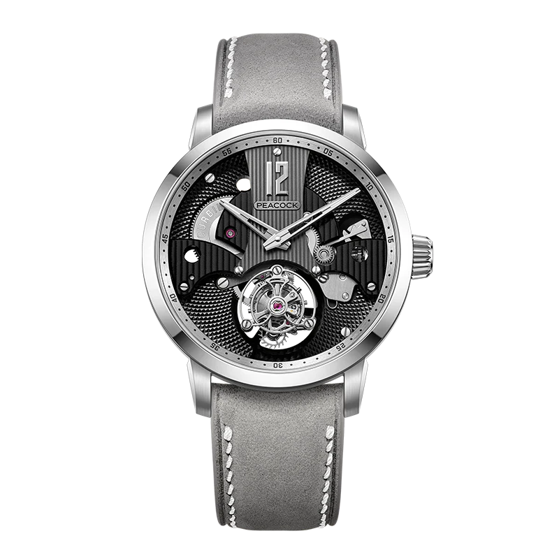 Peacock Witness Hand-Made Guilloché Tourbillon Watch - Reimagined Edition thumbnail 3