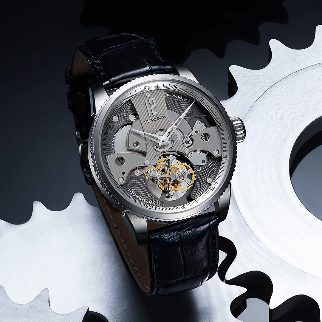 Peacock Witness Off-center Tourbillon Watch thumbnail 3