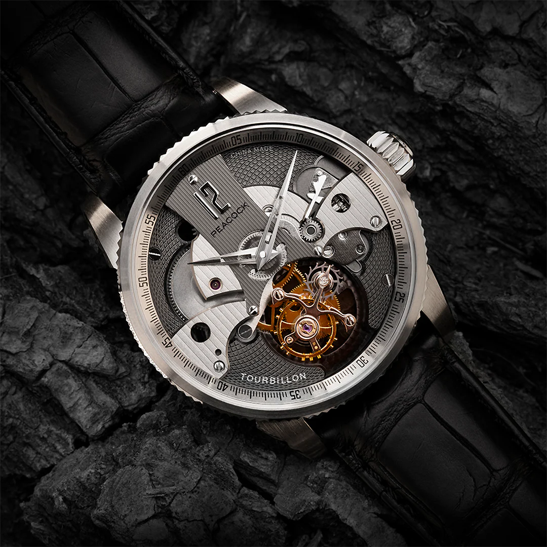 Peacock Witness Off-center Tourbillon Watch thumbnail 4