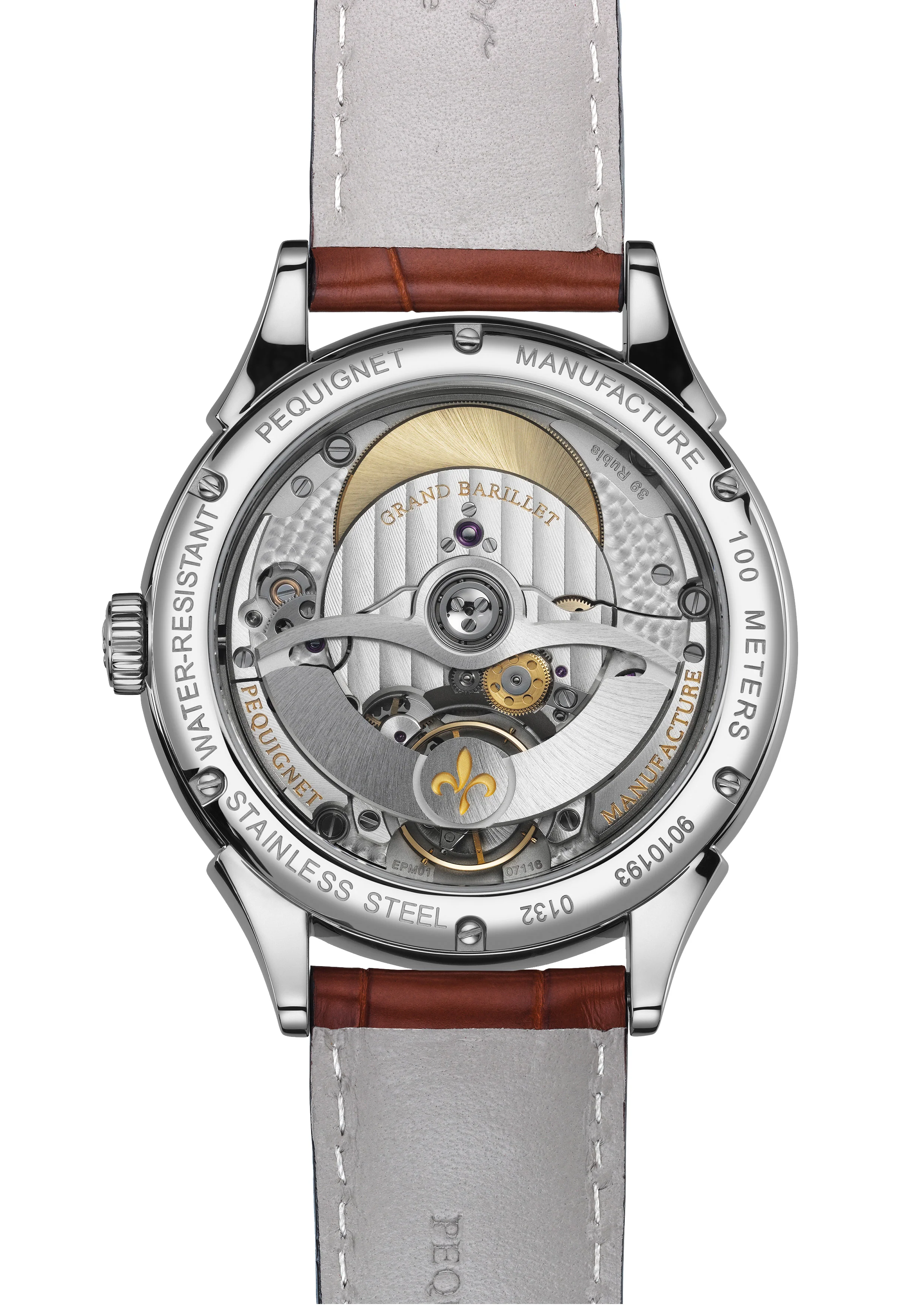 Royale Origine Watch — Royale Origine Dial Argente Facon Guilloche Date Et Lune thumbnail 2