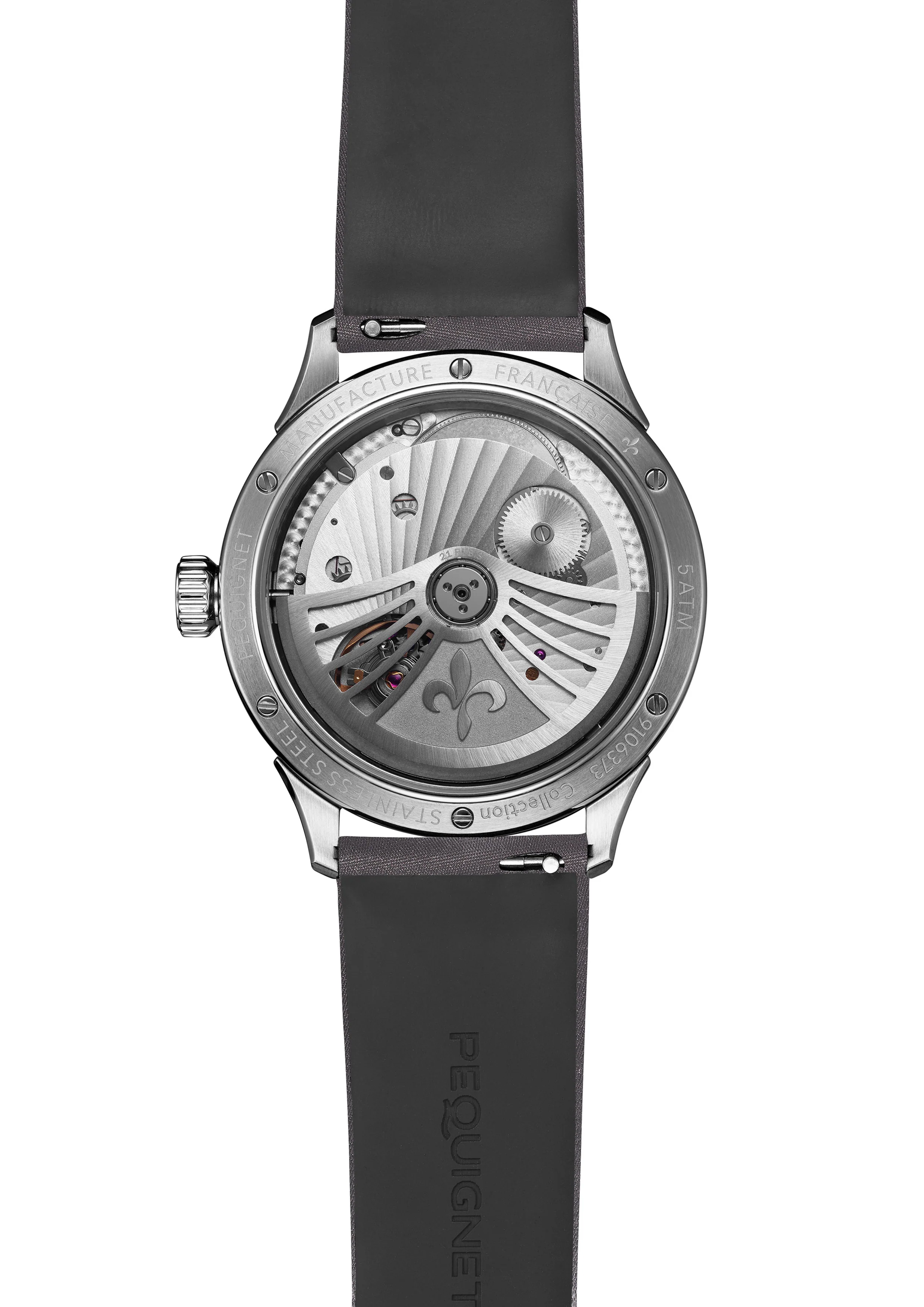 Royale Paris Watch - 36 mm — Royale Paris 36 Mm Dial Bordeaux Bezel Diamond-Set 78 Diamants thumbnail 2