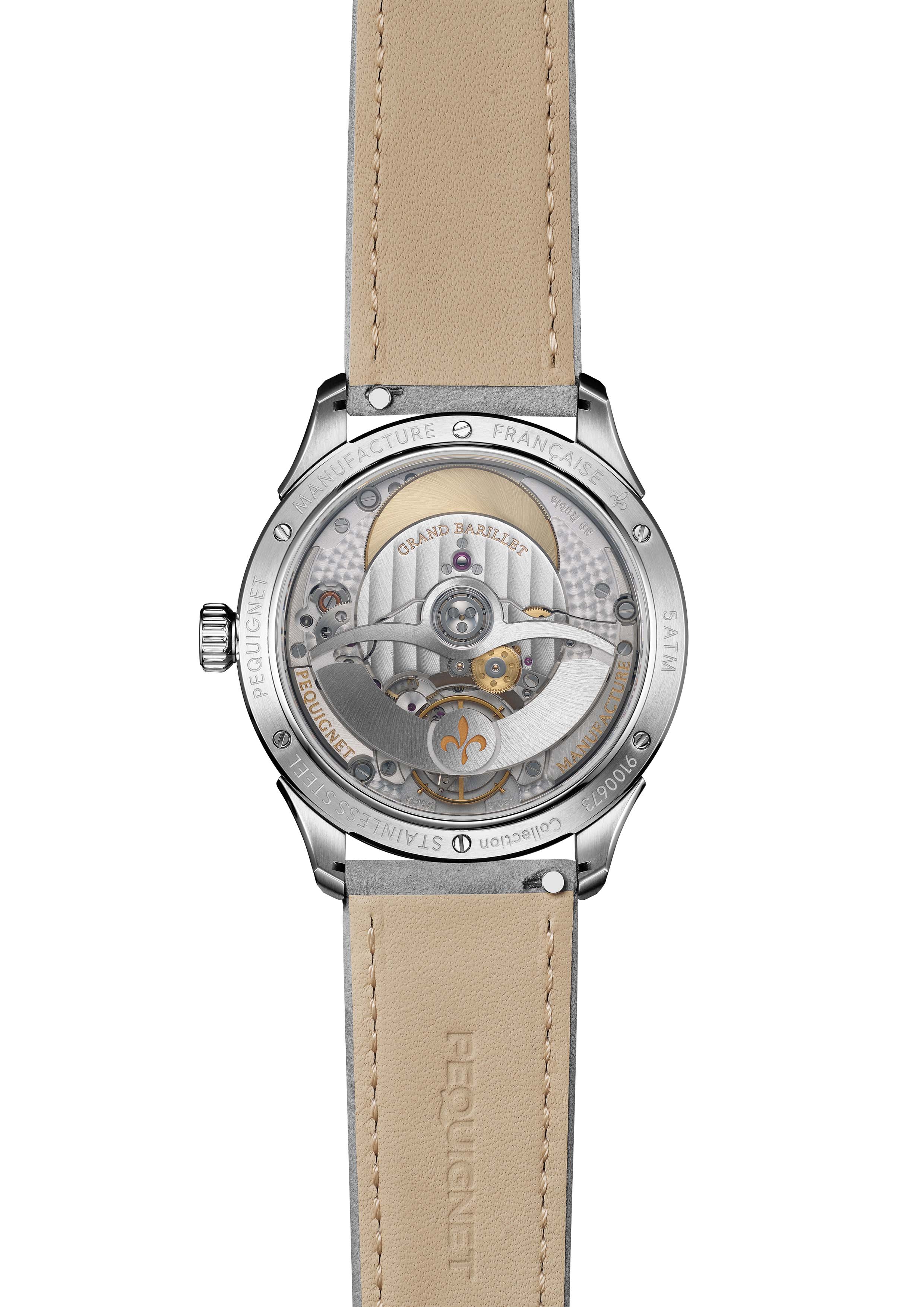 Royale Paris Watch - 39,5 mm — Royale Paris 39 5 Mm Dial Bleu Glacier Grande Date Et Lune thumbnail 2