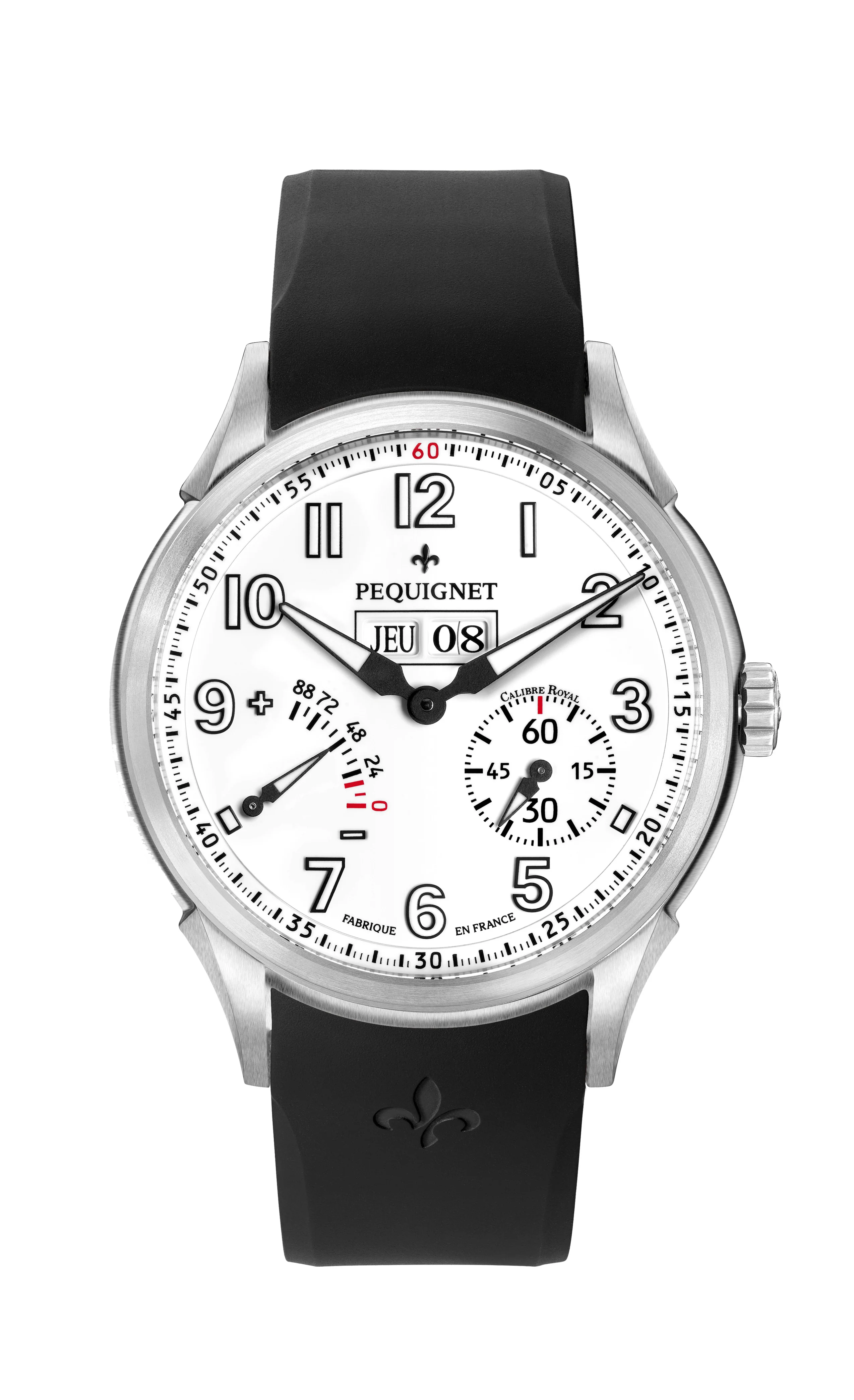 Royale Titane Watch — Royale Titane Dial Blanc Laque Date thumbnail 2