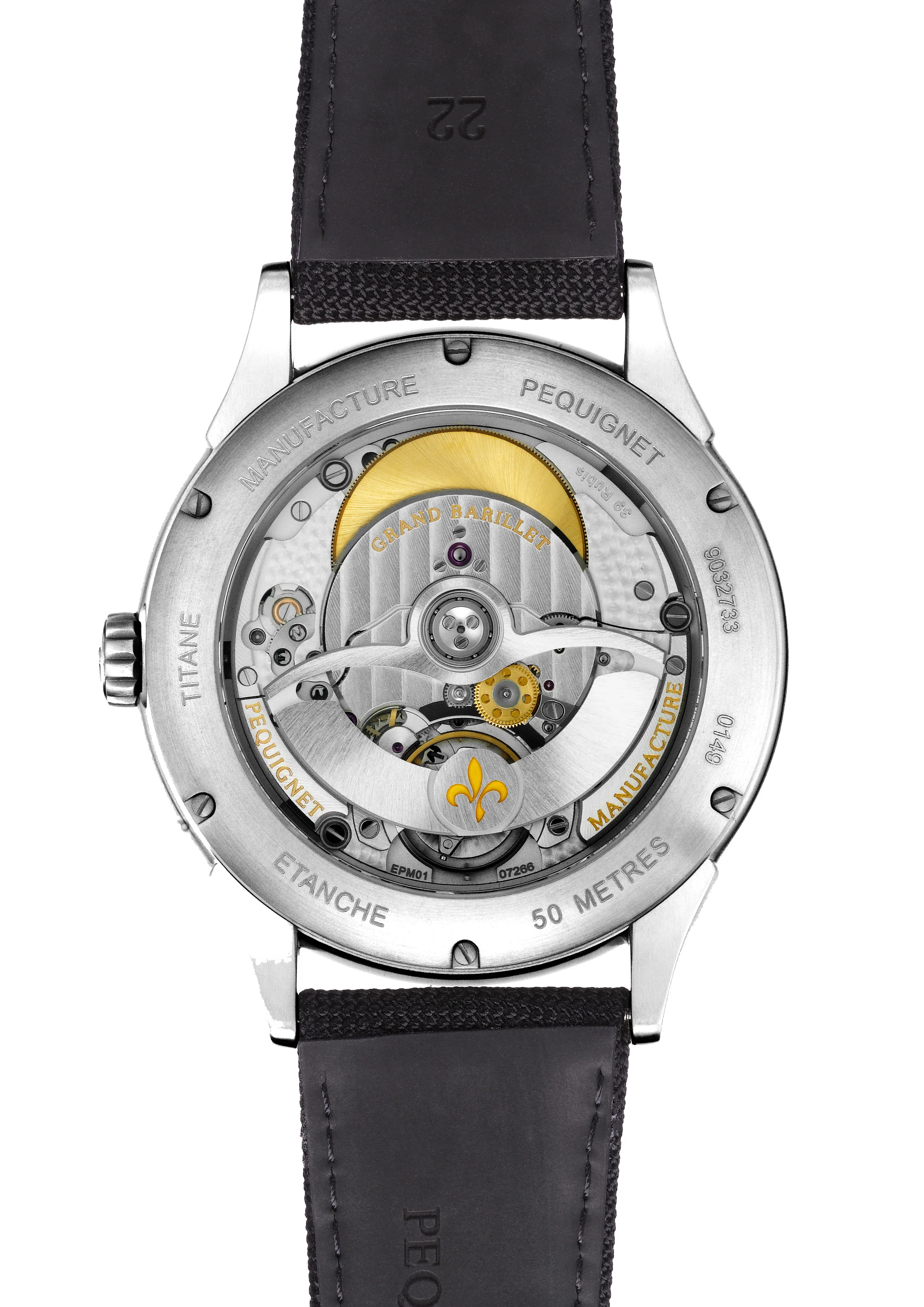 Royale Titane Watch — Royale Titane Dial Gris Anthracite Soleille Date thumbnail 2
