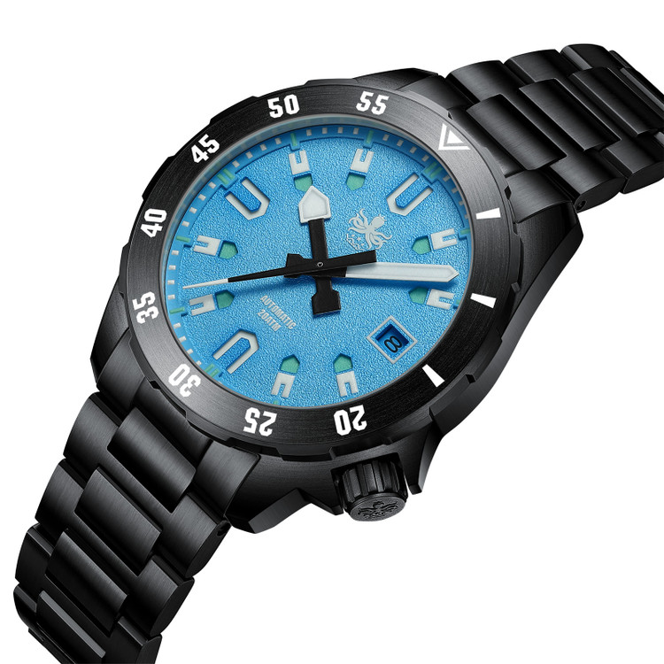 PHOIBOS APOLLO DLC 200M Automatic Diver Watch PY056BX Blue thumbnail 2