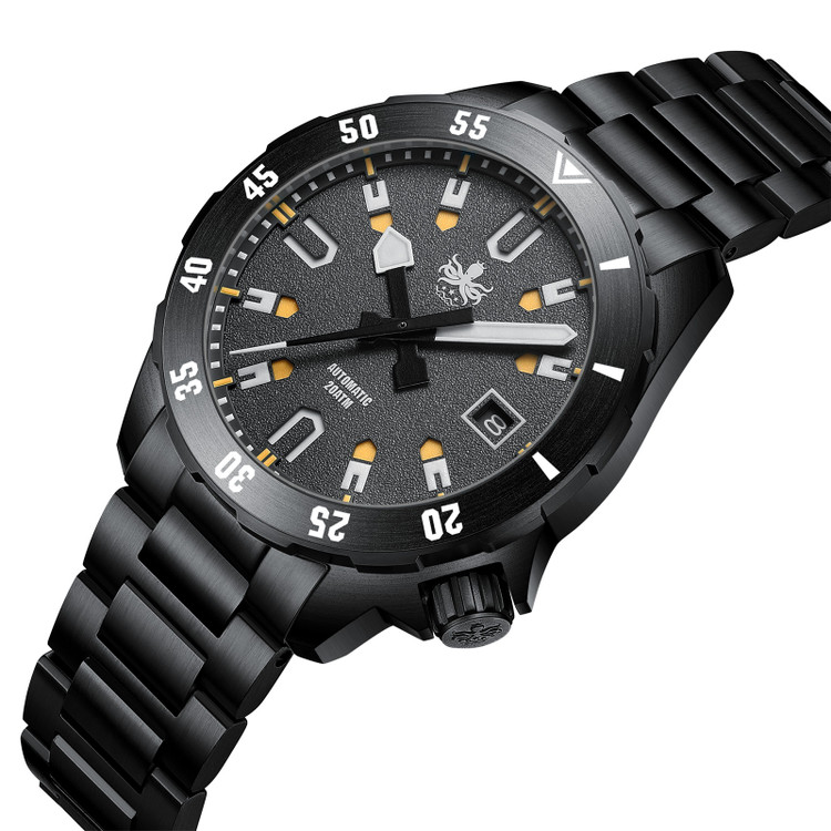PHOIBOS APOLLO DLC 200M Automatic Diver Watch PY056DX Grey thumbnail 2