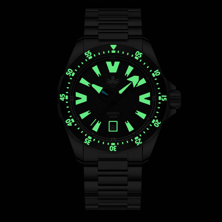 PHOIBOS APOLLO TITANIUM 300M Automatic Diver Watch PY041A Jungle Camo Green thumbnail 4