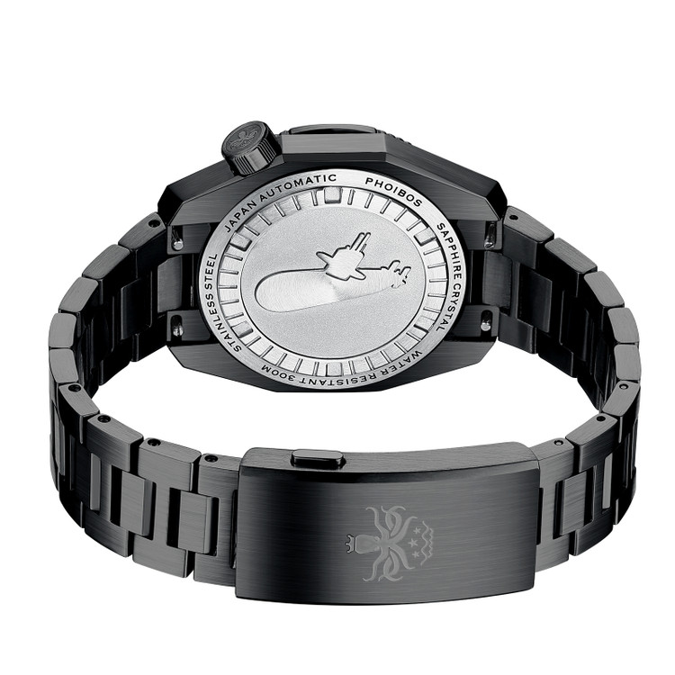 PHOIBOS Depth Hunter DLC 300M Automatic Diver Watch PY060EX White thumbnail 3