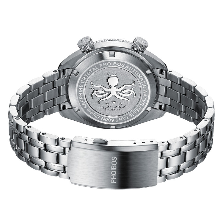 PHOIBOS EAGLE RAY 200M Automatic Compressor Dive Watch PY039E Sunray Red thumbnail 3
