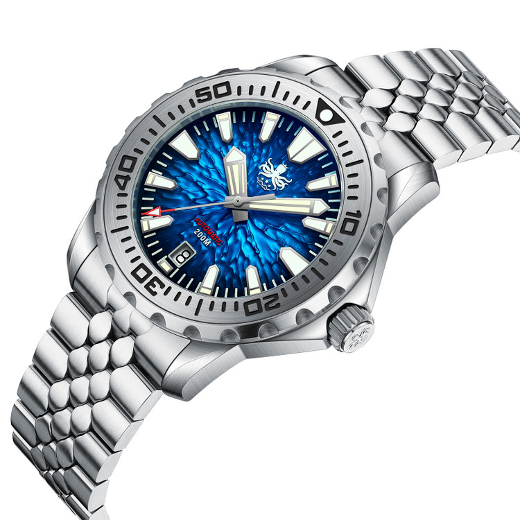 PHOIBOS KRAKEN 200M Automatic Diver Watch PY059B Reef Blue thumbnail 2