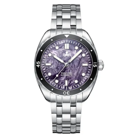 PHOIBOS EAGLE RAY 200M Automatic Diver Watch PY065HN Charoite No Date
