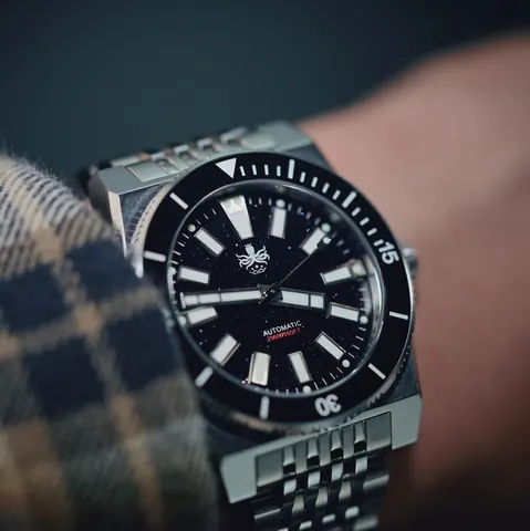 PHOIBOS Narwhal 200M Automatic Diver Watch PY061B Dark Blue Aventurine