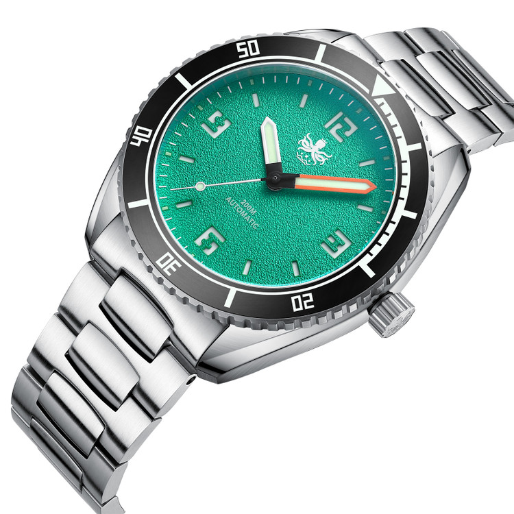 PHOIBOS REEF MASTER 200M Automatic Diver Watch PY047A Shamrock Green thumbnail 2