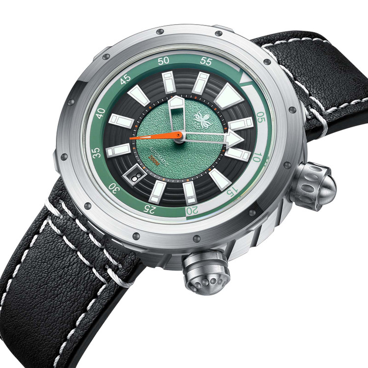 PHOIBOS Vortex Anti-Magnetic 200M Automatic Diver Watch PY042A Green thumbnail 2
