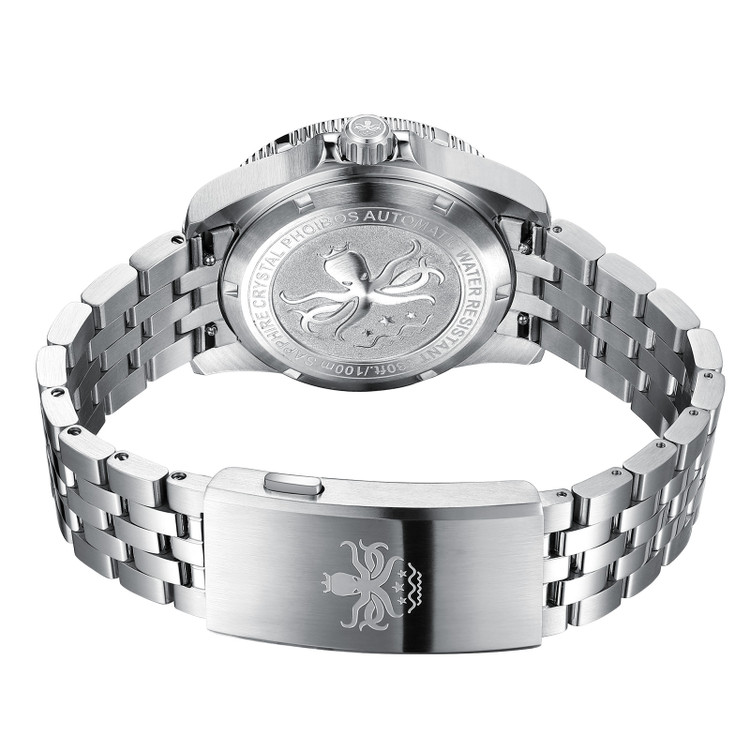 PHOIBOS Voyager GMT 100M Automatic Diver Watch PY058H Royal Purple Sunray thumbnail 3