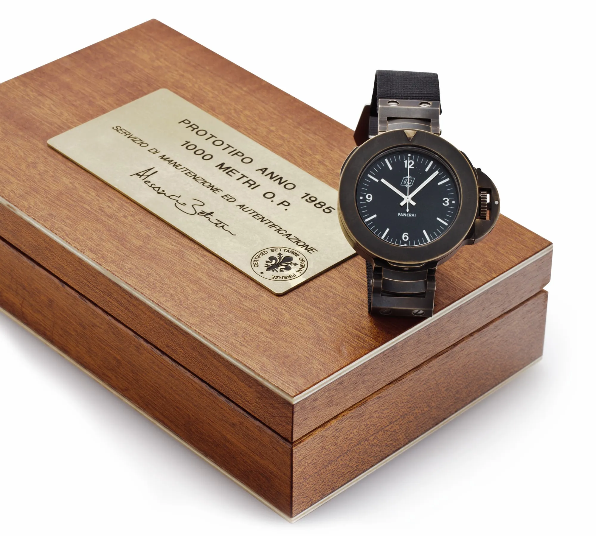 PHB-1 CuSn8 homage dive watch ANNO 1985 bronze prototype thumbnail 2