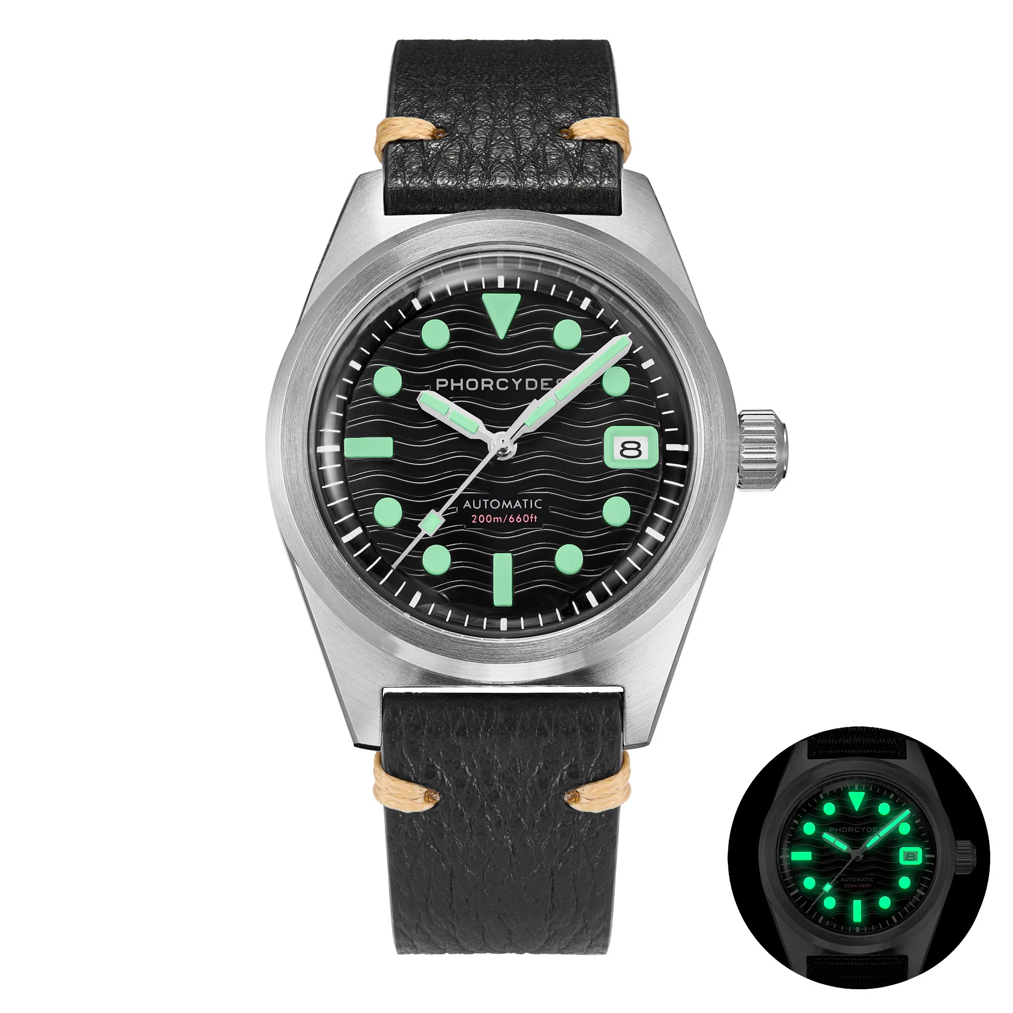 PH-5 skin diver watches with Leather strap thumbnail 3
