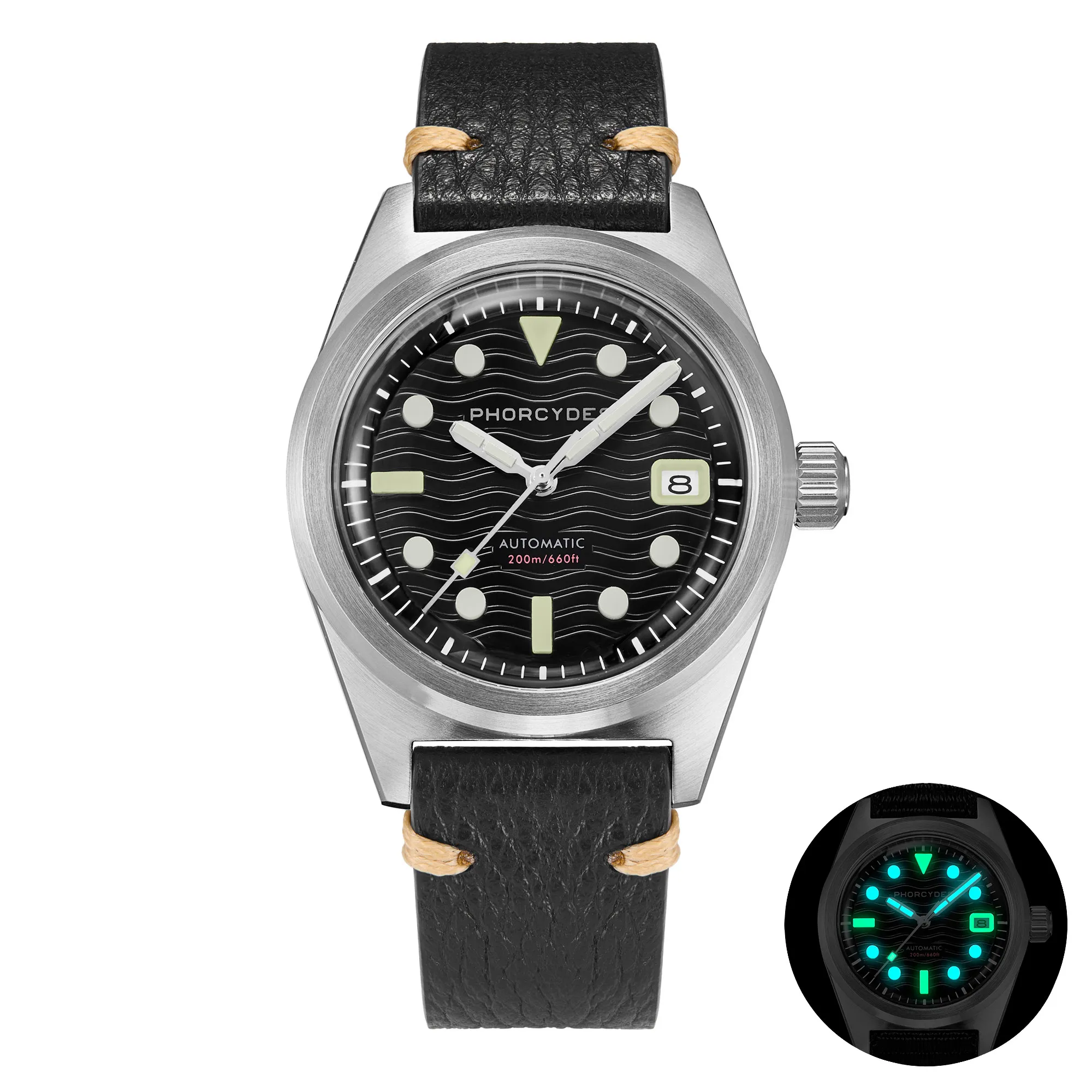 PH-5 skin diver watches with Leather strap thumbnail 4