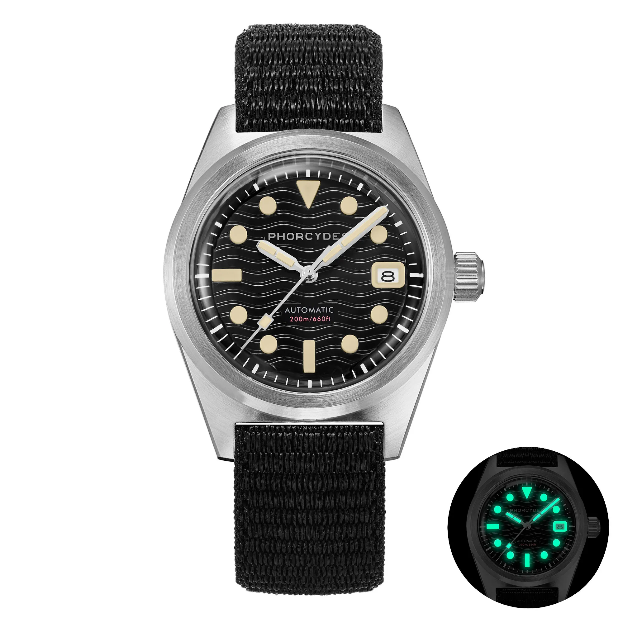 PH-5 skin diver watches with nylon strap thumbnail 3